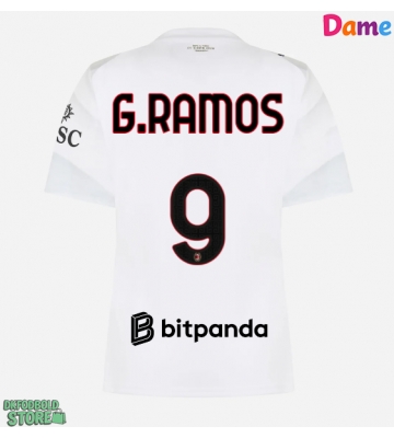 AC Milan Goncalo Ramos #9 Replika Udebanetrøje Dame 2026-27 Kortærmet